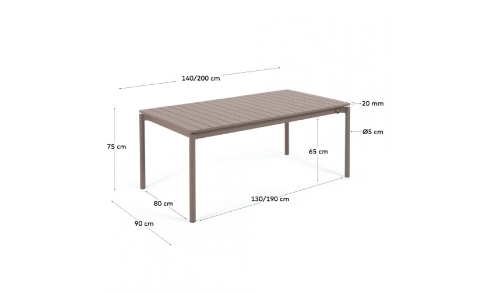 Zaltana laud Brown | Terrass | ZIPhome.ee pilt 3