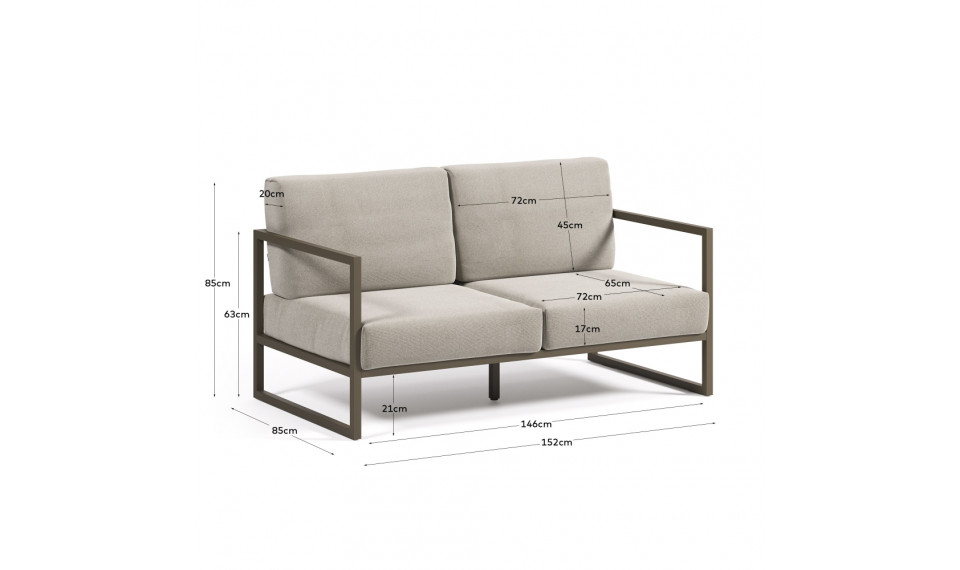 Camova diivan 2  White | Aiadiivanid ja tugitoolid | ZIPhome.ee pilt 3