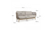Catalina diivan 3  Beige | Terrass | ZIPhome.ee pilt 4