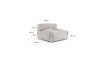 Square tugitool Light grey | 100% kvaliteet Square tugitool Light grey | Aiadiivanid ja tugitoolid | ZIPhome.ee pilt 6