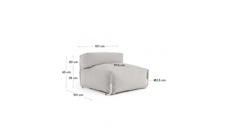 Square tugitool Light grey | Aiadiivanid ja tugitoolid | ZIPhome.ee pilt 6