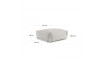 Square tumba Light grey | 100% kvaliteet Square tumba Light grey | Aiadiivanid ja tugitoolid | ZIPhome.ee pilt 3