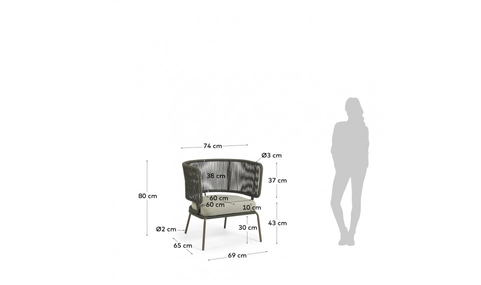 Nadel armchair terracota | Outdoor | ZIPhome.ee kuva 4