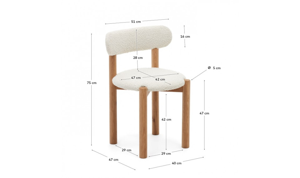 Nebai chair oak | Tuolit | ZIPhome.ee kuva 2