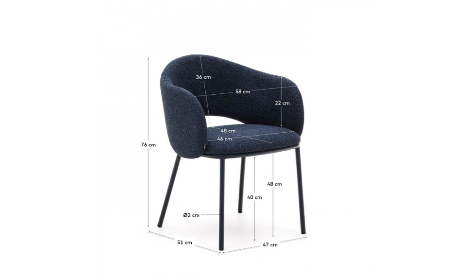 Maina chair blue | Chairs | ZIPhome.ee image 2