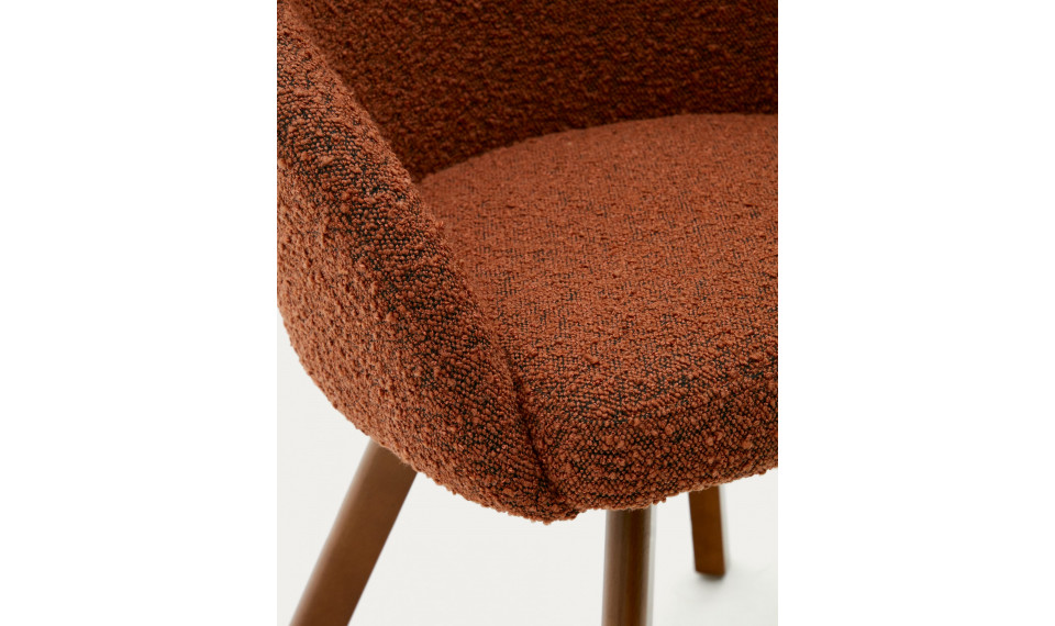 Marvin chair walnut brown chenille | Chairs | ZIPhome.ee image 5