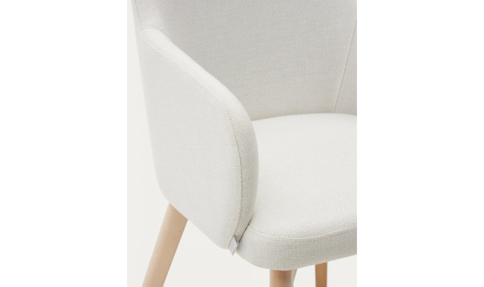 Nelida chair walnut beige | Chairs | ZIPhome.ee image 4