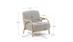 Sylo armchair beige | Tuolit ja nojatuolit | ZIPhome.ee kuva 2