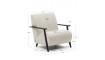 Meghan armchair wenge white | 100% Quality Meghan armchair wenge white | Armchairs | ZIPhome.ee image 2
