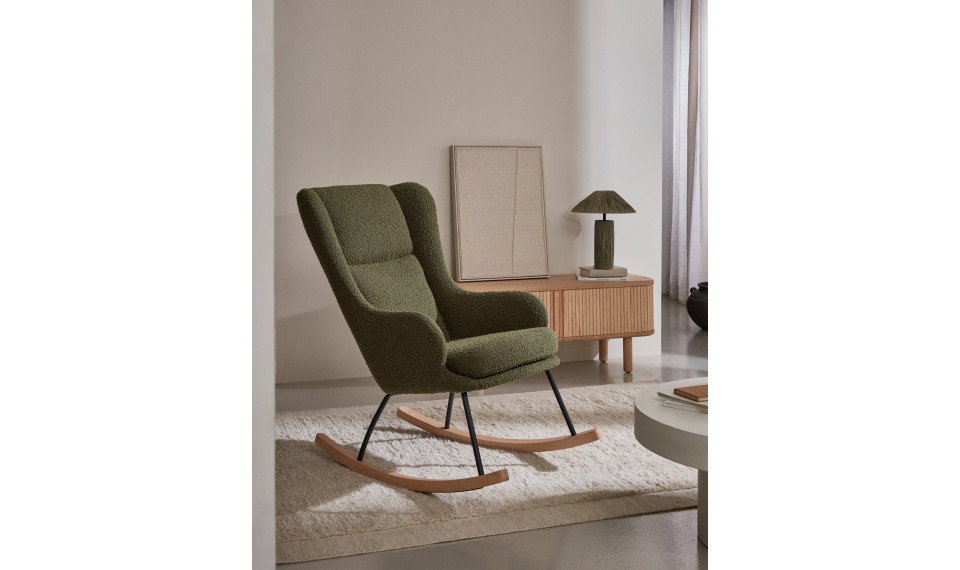 Maustin rocking chair green | Armchairs | ZIPhome.ee image 3