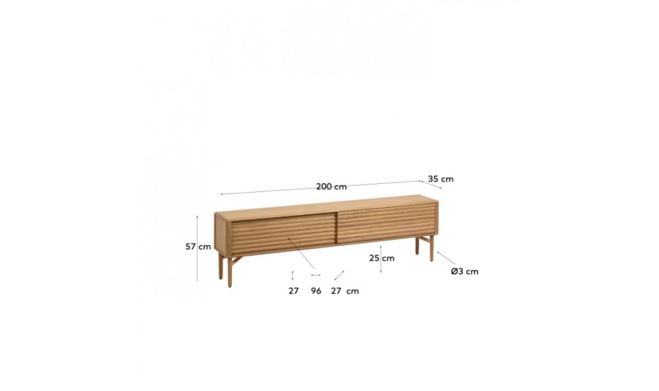 Lenon TV alus tamm | TV alused | ZIPhome.ee pilt 2
