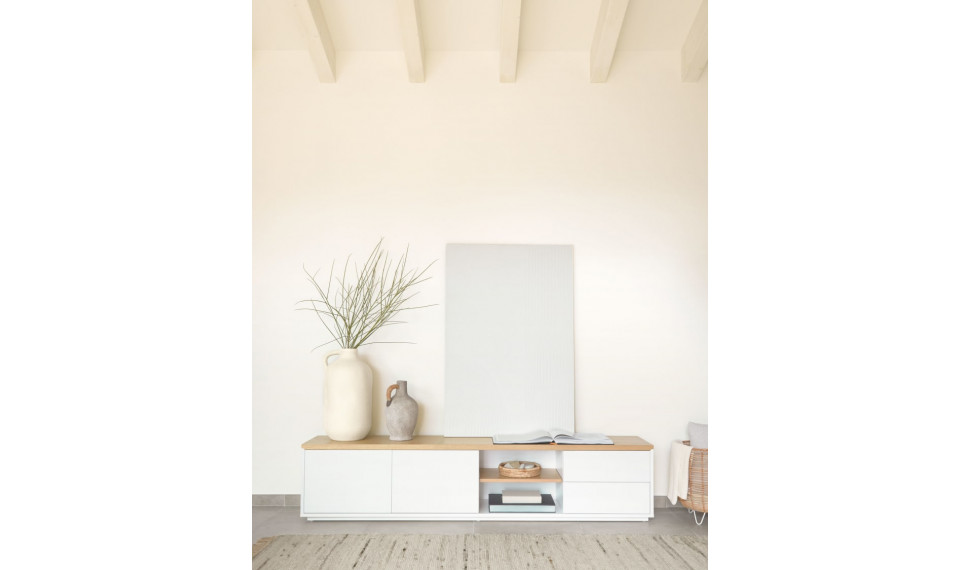 Abilen TV alus 200 cm valge | TV alused | ZIPhome.ee pilt 2