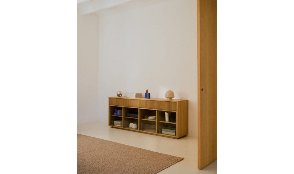 Helvine sdeboard 4 drawers with glass | Dressers and sideboards | ZIPhome.ee image 3