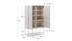 Vedrana 4 door tall sideboard white | 100% Quality Vedrana 4 door tall sideboard white | Sideboards | ZIPhome.ee image 2