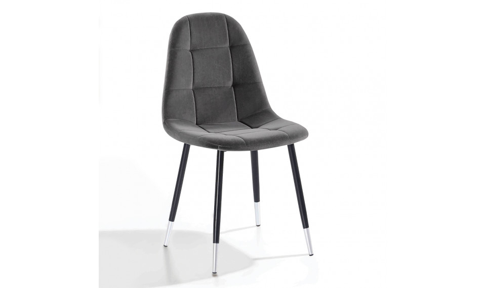 COCO chair Silver Antracite | La Seggiola | ZIPhome.ee image 1