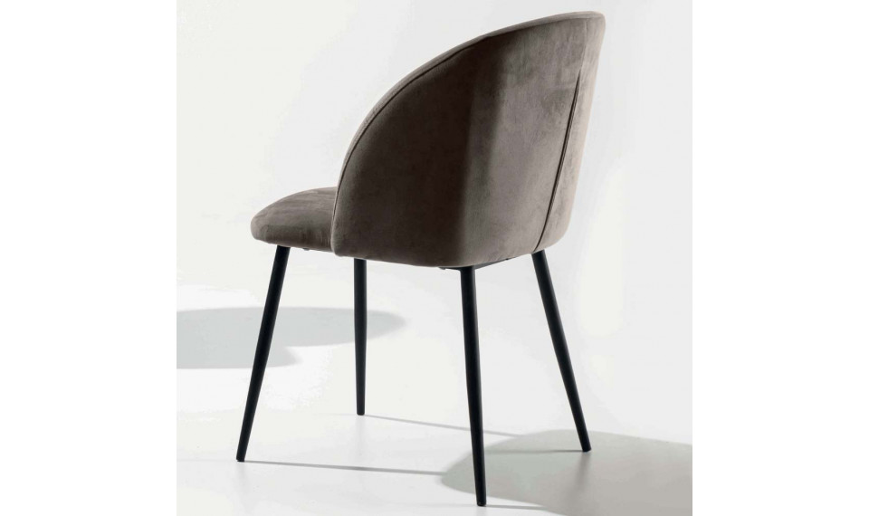 PIGALLE UNO  tool Velutto Tortora | La Seggiola | ZIPhome.ee pilt 1