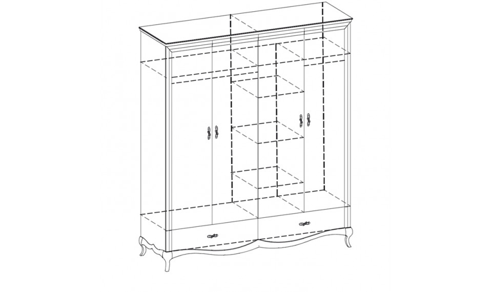 Milano MI-4D riidekapp | MILANO | ZIPhome.ee pilt 2