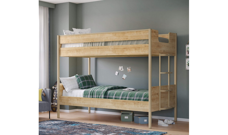 MOCHA LINE BUNK BED (90x200 cm) | Mocha | ZIPhome.ee kuva 2