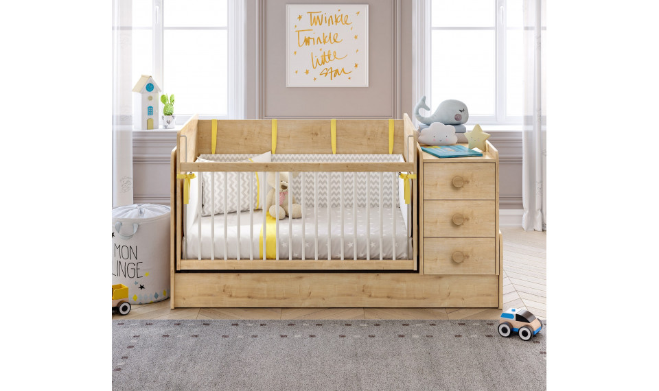 Mocha beebivoodi-transformer (70x115-70x160 cm) | Mocha Baby | ZIPhome.ee pilt 5