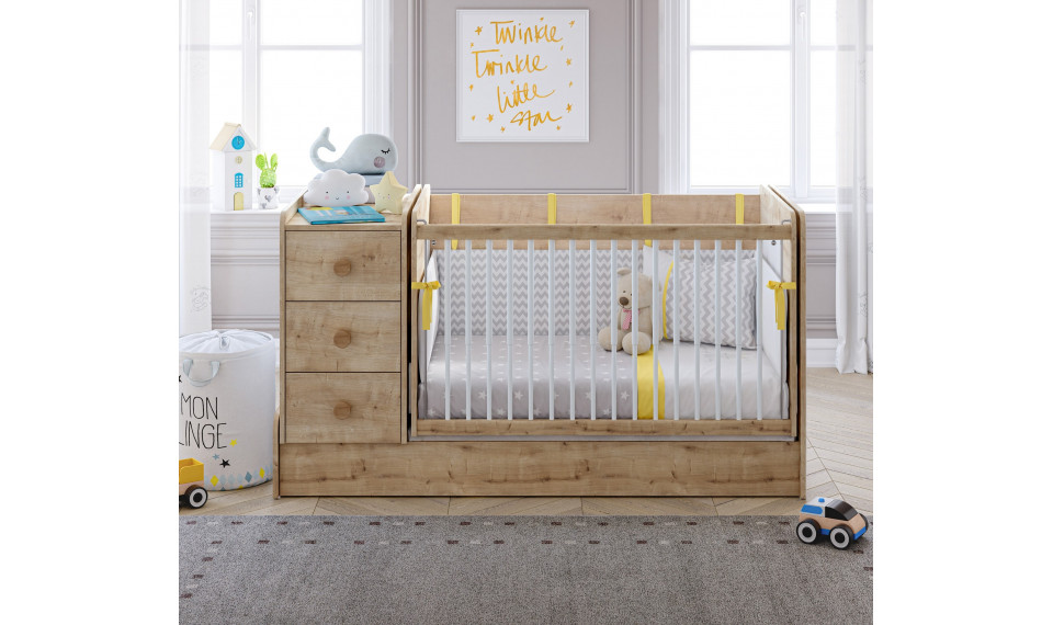 Mocha beebivoodi-transformer (70x115-70x160 cm) | Mocha Baby | ZIPhome.ee pilt 4