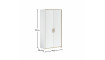 MODERA 2 ustega riidekapp | 100% kvaliteet MODERA 2 ustega riidekapp | Modera | ZIPhome.ee pilt 6