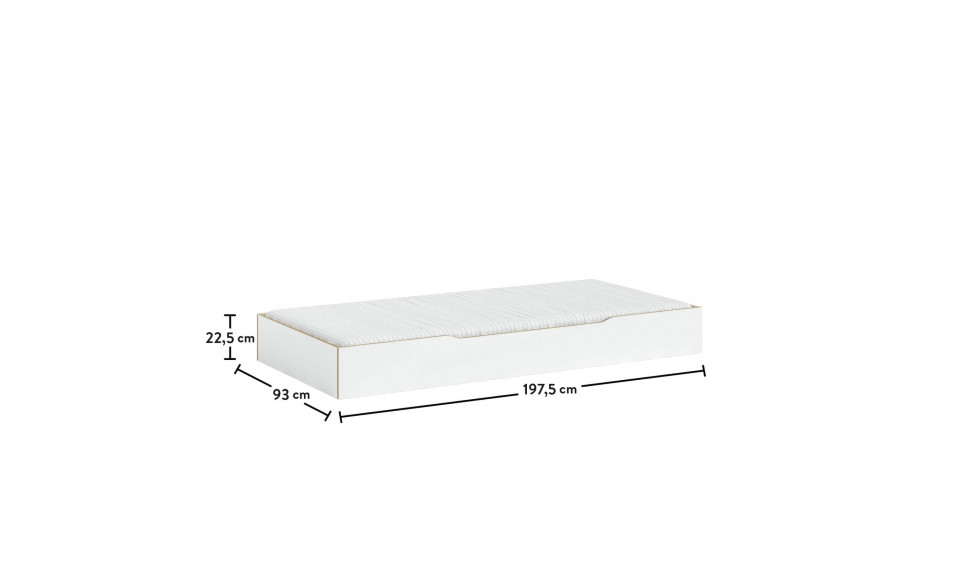 MODERA lastevoodi pesukast või liisavoodi (90X190 cm) | Modera | ZIPhome.ee pilt 4