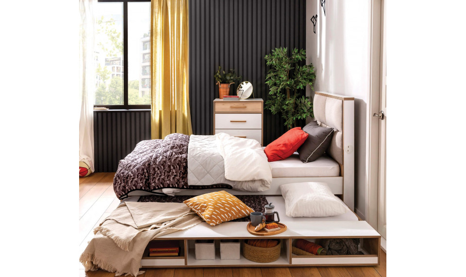 MODERA lastevoodi pesukast või liisavoodi riiulidega (90X190 cm) | Modera | ZIPhome.ee image 3