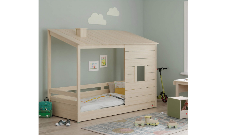 MONTES NATURAL BED WITH WOODEN ROOF | Montes Natural | ZIPhome.ee image 4