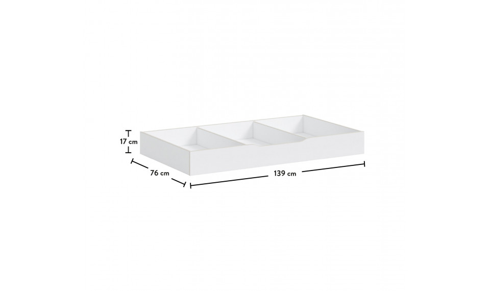 MONTES WHITE beebivoodi pesukast (70x140 cm) | Montes White | ZIPhome.ee pilt 4