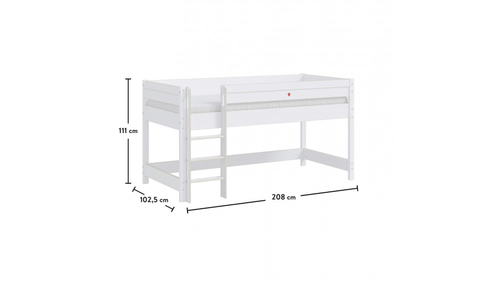 MONTES WHITE MEDIUM kõrge voodi | Montes White | ZIPhome.ee pilt 5