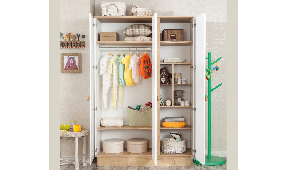 NATURA BABY 3-ukselina riidekapp | Natura Baby | ZIPhome.ee pilt 3