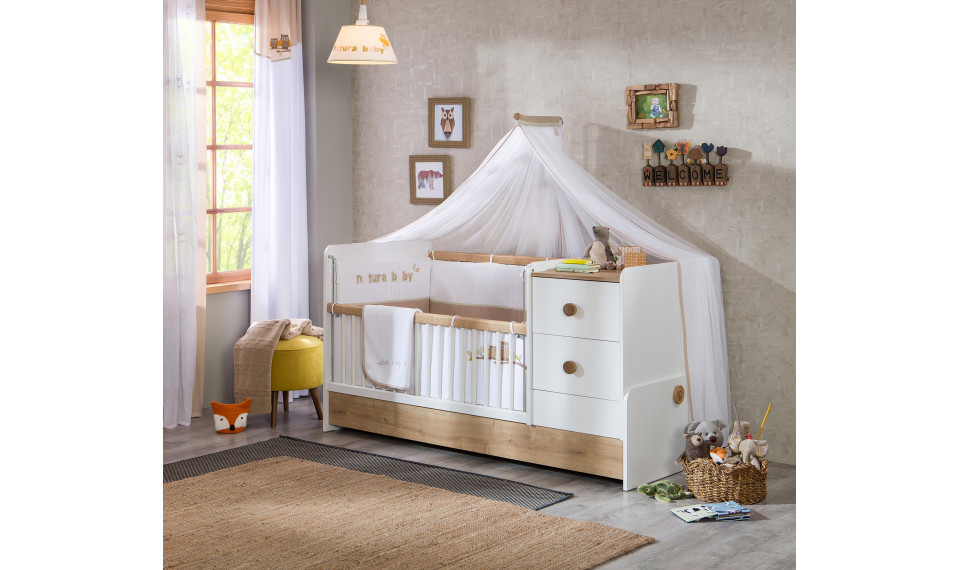 NATURA BABY ST beebivoodi-transformer (75x160 cm) | Natura Baby | ZIPhome.ee pilt 2