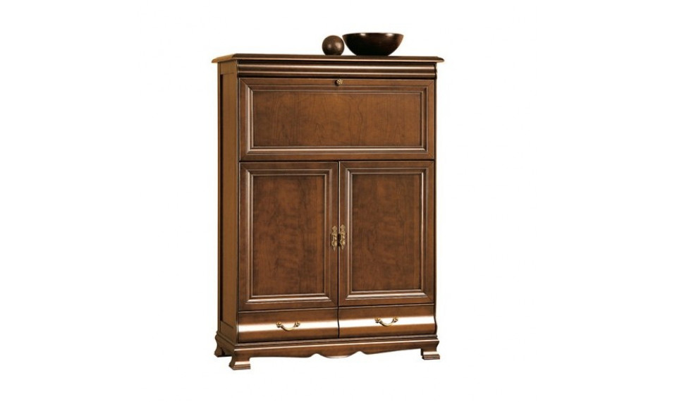 Neptun N-KB baarikapp valgustusega, värv new walnut | NEPTUN | ZIPhome.ee pilt 1
