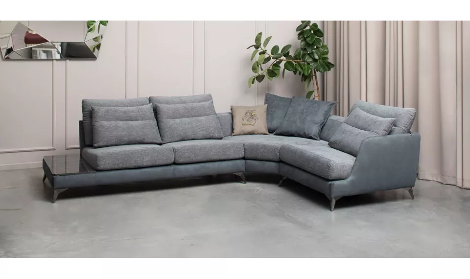 VYTIS MAX 328 corner sofa with shelf | L-Sohvat Magres | ZIPhome.ee kuva 1