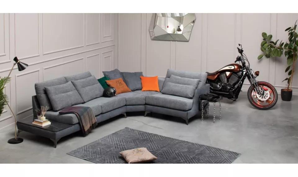 VYTIS MAX 328 corner sofa with shelf | L-Sohvat Magres | ZIPhome.ee kuva 3