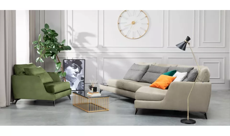 VYTIS corner sofa with shelf | L-Sohvat Magres | ZIPhome.ee kuva 3