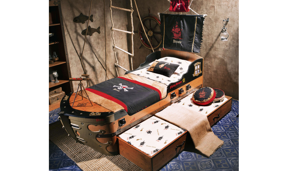 PIRATE laev-voodi (S-90x190 cm) | Pirate | ZIPhome.ee image 2