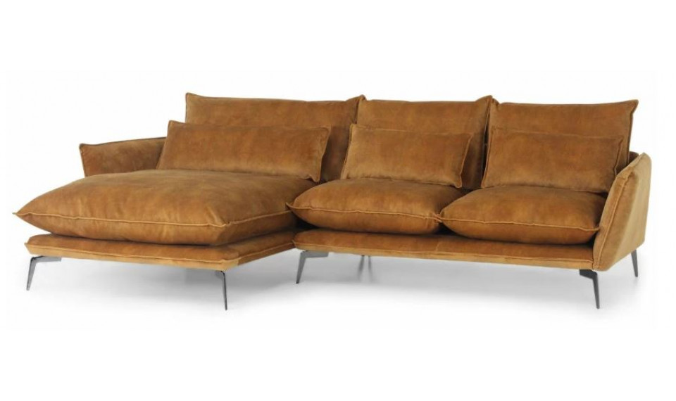 SKYE 2PL-DSR nurgadiivan vasaknurk 265x165cm COGNAC | Kollektsioon PRIMAVERA | ZIPhome.ee pilt 1