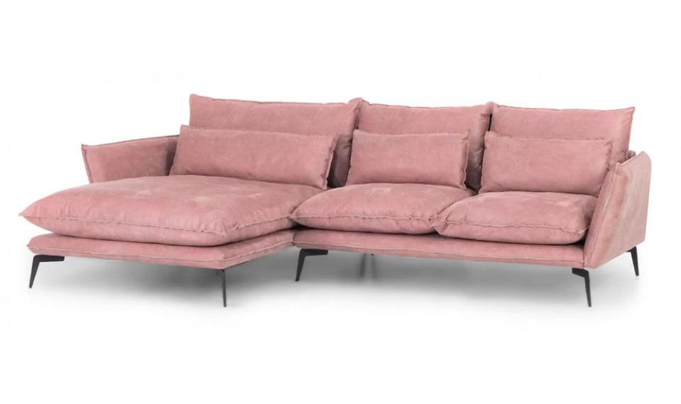 SKYE 2PL-DR nurgadiivan vasaknurk 280x165cm PINK | Kollektsioon PRIMAVERA | ZIPhome.ee pilt 1
