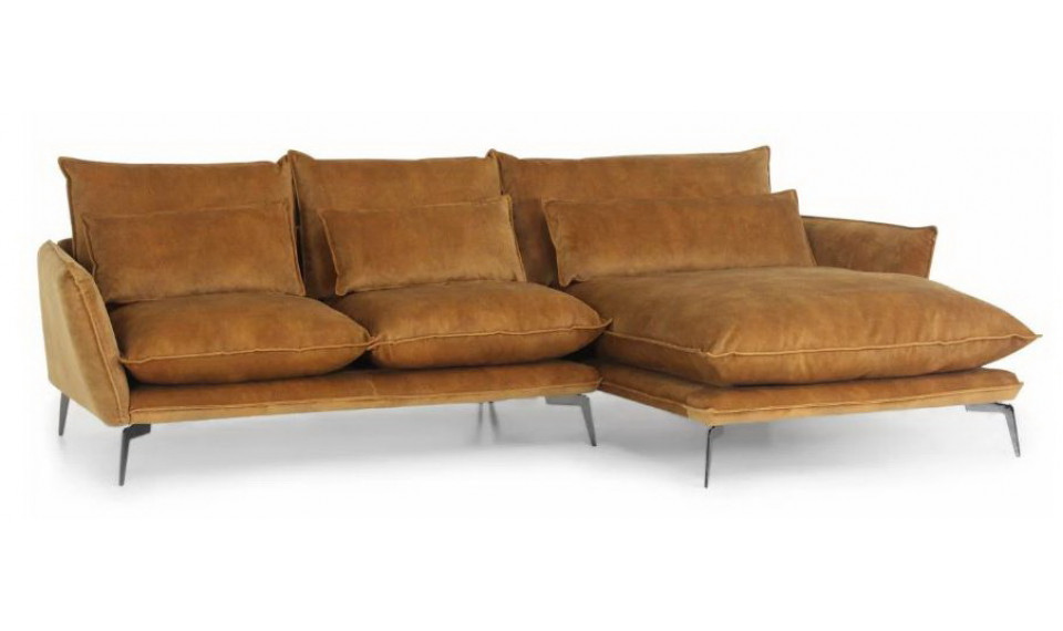 SKYE 2PL-DSR nurgadiivan paremnurk 265x165cm COGNAC | Kollektsioon PRIMAVERA | ZIPhome.ee pilt 1