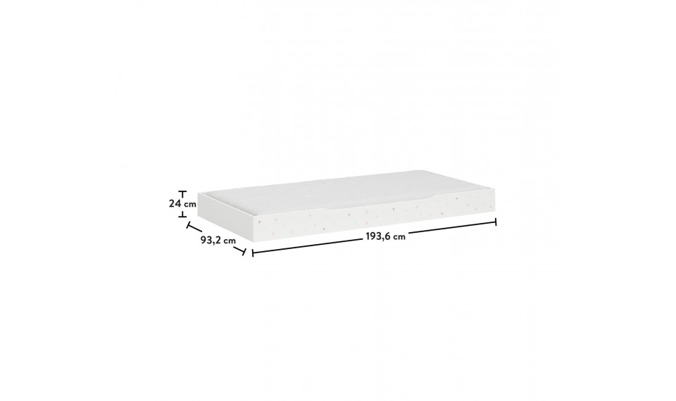 PRINCESS liisavoodi (90x190 cm) | Princess | ZIPhome.ee pilt 3