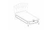 ROMANTIC FABRIC HEADED BED WITH BASE (10 | 100% Quality ROMANTIC FABRIC HEADED BED WITH BASE (10 | Romantic | ZIPhome.ee image 5