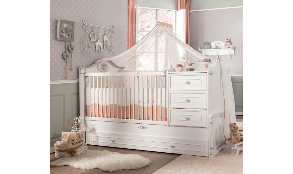 ROMANTIC beebivoodi-transformer (80x180 cm) | Romantic Baby | ZIPhome.ee pilt 2