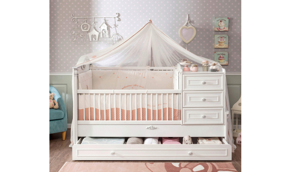 ROMANTIC beebivoodi-transformer (80x180 cm) | Romantic Baby | ZIPhome.ee pilt 3