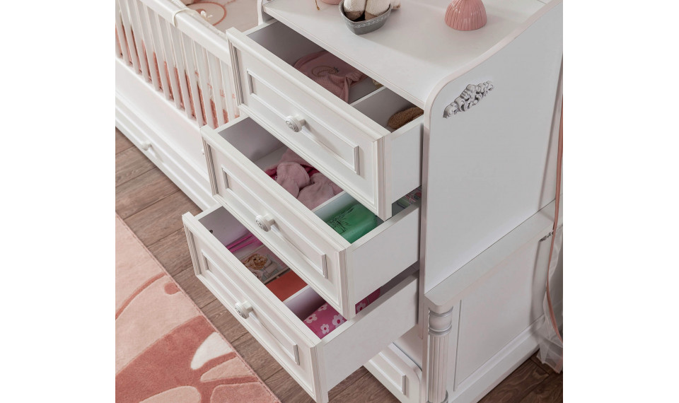 ROMANTIC beebivoodi-transformer (80x180 cm) | Romantic Baby | ZIPhome.ee pilt 4