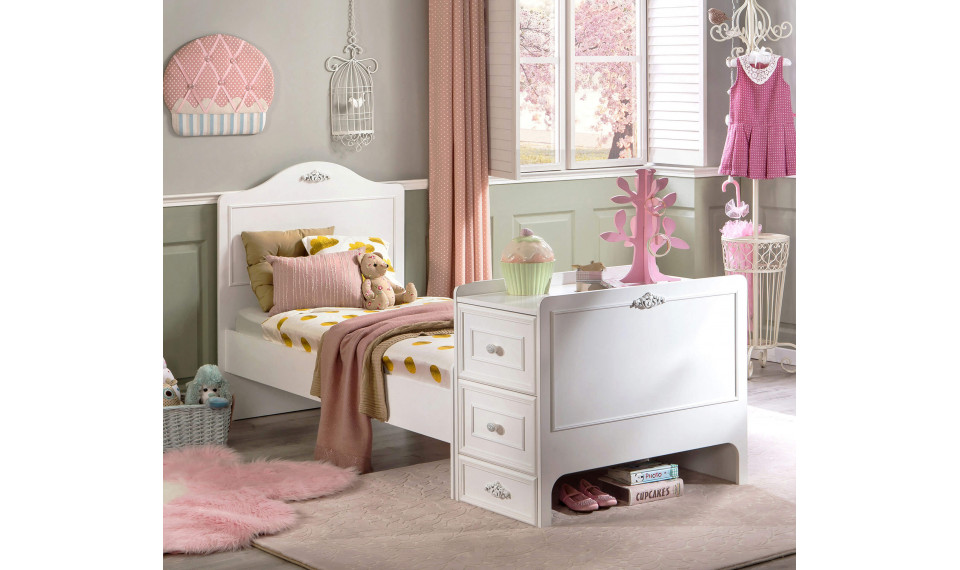 ROMANTICA beebivoodi-transformer (75x160 cm) | Romantica Baby | ZIPhome.ee pilt 4