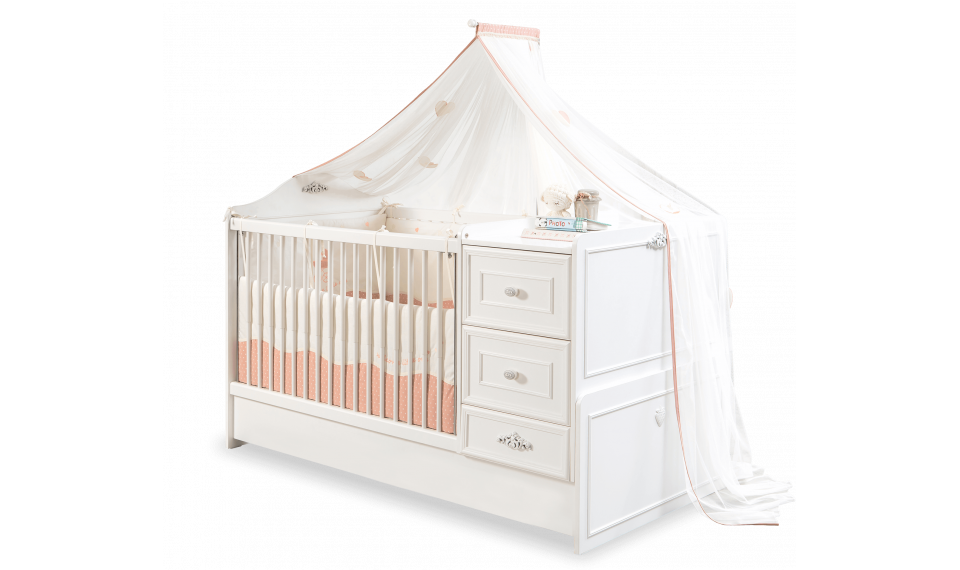 ROMANTICA beebivoodi-transformer (75x160 cm) | Romantica Baby | ZIPhome.ee pilt 1