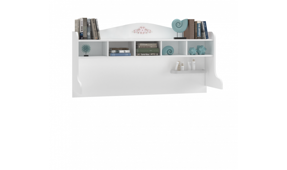 RUSTIC WHITE kirjutuslaua riiul | Rustic White | ZIPhome.ee pilt 2