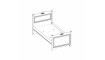 RUSTIC WHITE voodi (120x200 cm) | 100% Quality RUSTIC WHITE voodi (120x200 cm) | Rustic White | ZIPhome.ee image 4