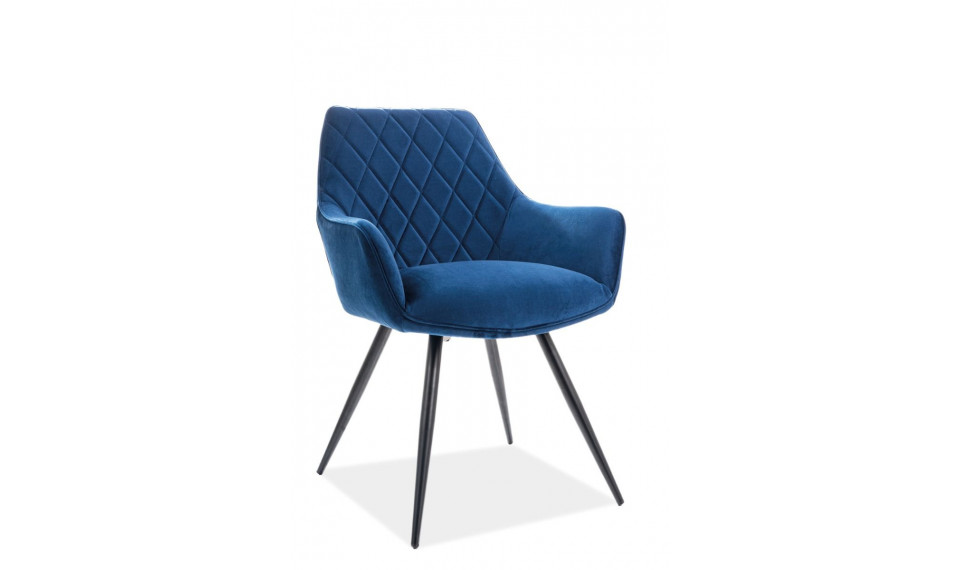 LINEA CHAIR VELVET DARK BLUE 86 | Chairs | ZIPhome.ee image 1